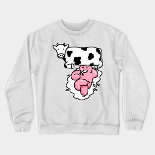 Relaxing milkbag Crewneck Sweatshirt